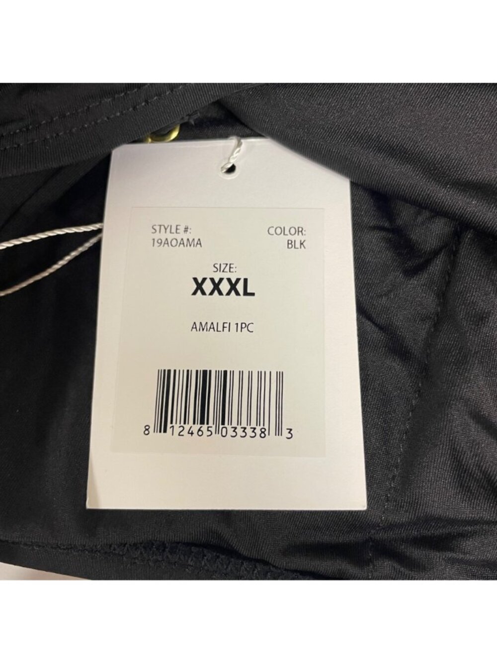 Andie The Amalfi One Piece Swimsuit Black Sz XXXL - MSRP $98 - Picture 11 of 12